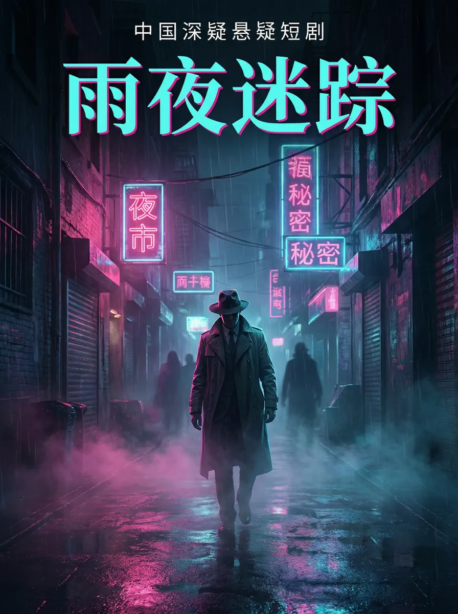 啄木鸟系列电影 悬疑追踪短剧 - 雨夜迷踪海报