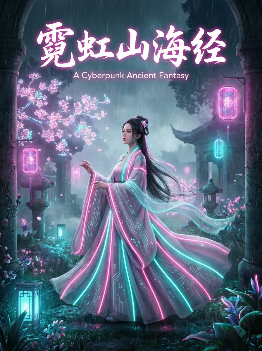 啄木鸟系列电影 古风奇缘短剧 - 霓虹山海经海报